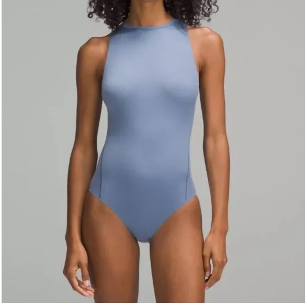 Wundermost Ultra-Soft Nulu High-Neck Sleeveless Bodysuit S